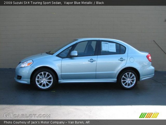 2009 Suzuki SX4 Touring Sport Sedan in Vapor Blue Metallic