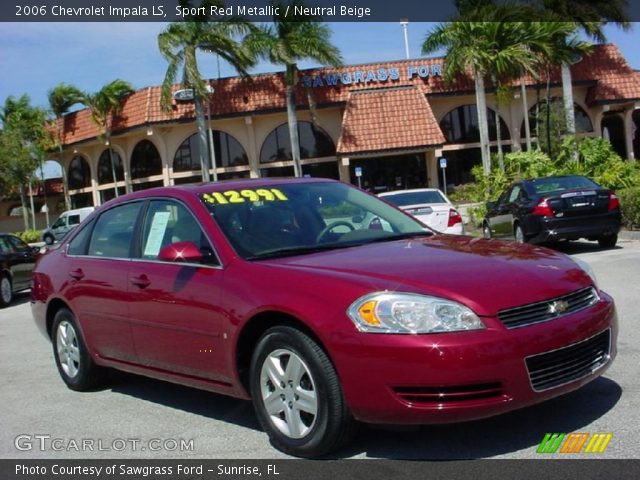 2006 Chevrolet Impala LS in Sport Red Metallic