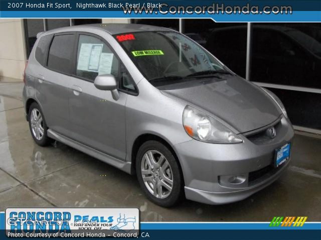2007 Honda Fit Sport in Nighthawk Black Pearl