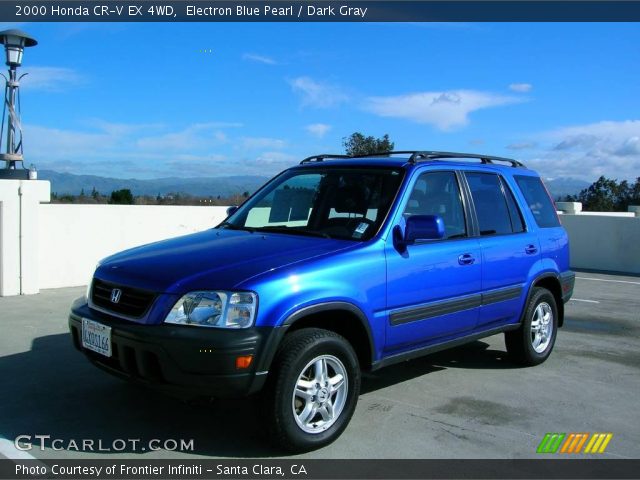 2000 Honda CR-V EX 4WD in Electron Blue Pearl