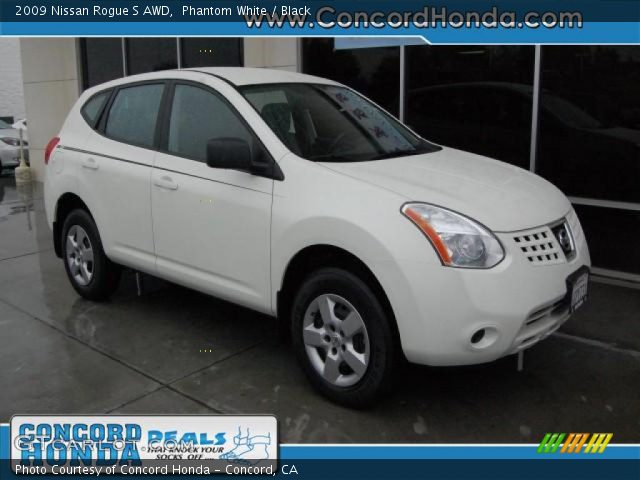 2009 Nissan Rogue S AWD in Phantom White