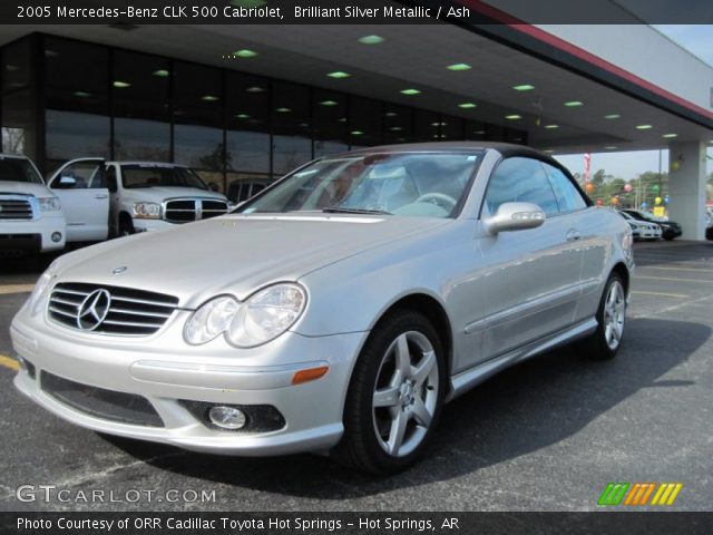 2005 Mercedes-Benz CLK 500 Cabriolet in Brilliant Silver Metallic