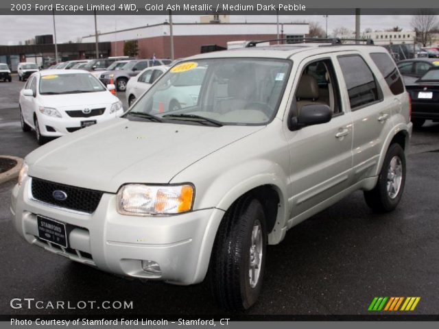 2003 Ford Escape Limited 4WD in Gold Ash Metallic