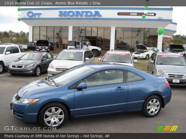 2010 Honda Civic LX Coupe in Atomic Blue Metallic