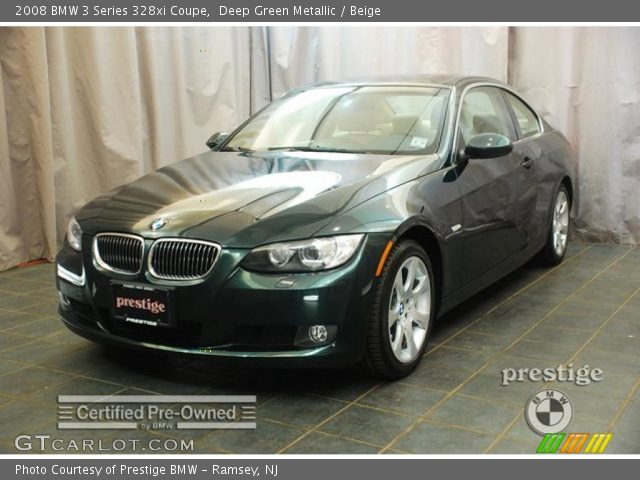 2008 BMW 3 Series 328xi Coupe in Deep Green Metallic