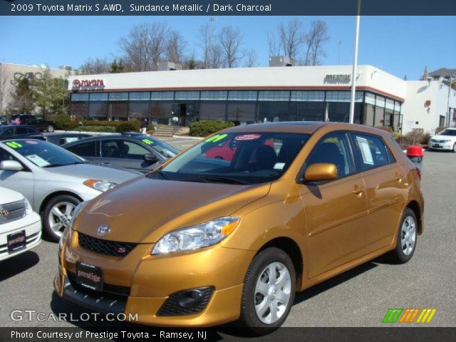 2009 Toyota Matrix S AWD in Sundance Metallic