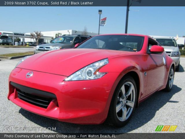 2009 Nissan 370Z Coupe in Solid Red