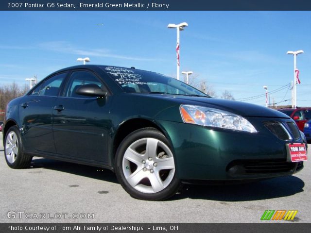 2007 Pontiac G6 Sedan in Emerald Green Metallic