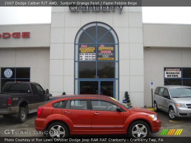 2007 Dodge Caliber R/T AWD in Sunburst Orange Pearl