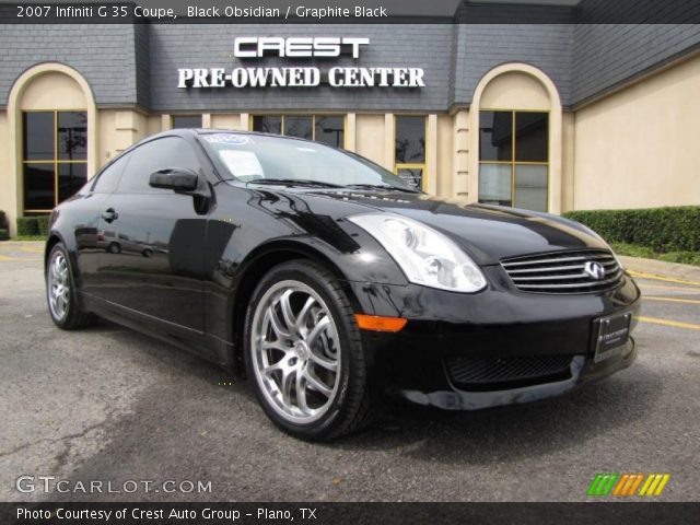 2007 Infiniti G 35 Coupe in Black Obsidian