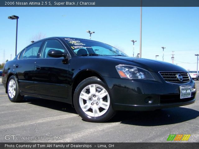 2006 Nissan Altima 2.5 S in Super Black