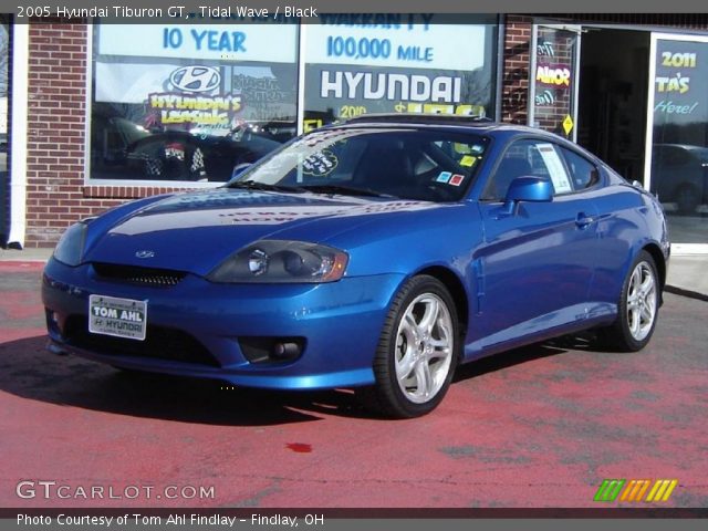2005 Hyundai Tiburon GT in Tidal Wave