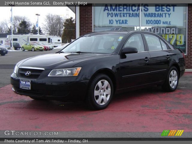 2008 Hyundai Sonata GLS in Ebony Black