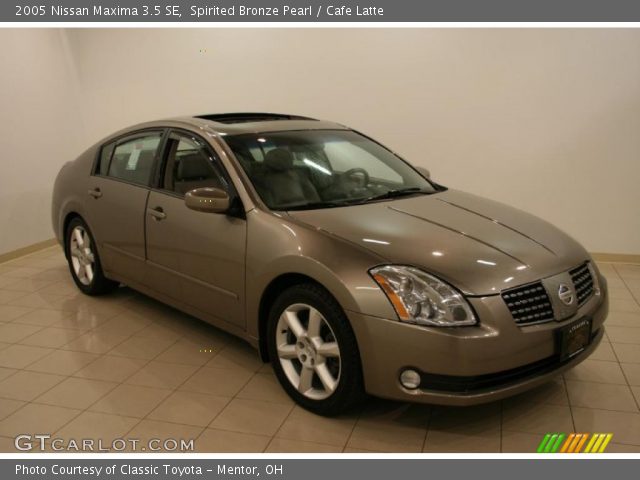 2005 Nissan Maxima 3.5 SE in Spirited Bronze Pearl