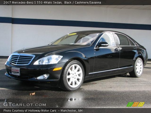 2007 Mercedes-Benz S 550 4Matic Sedan in Black