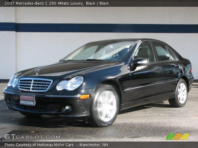 2007 Mercedes-Benz C 280 4Matic Luxury in Black