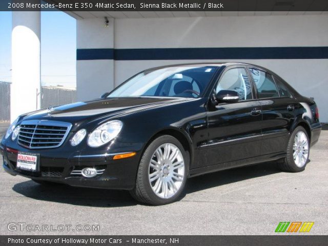 2008 Mercedes-Benz E 350 4Matic Sedan in Sienna Black Metallic