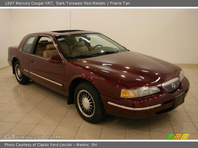 1997 Mercury Cougar XR7 in Dark Toreador Red Metallic