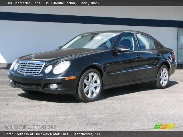 2008 Mercedes-Benz E 350 4Matic Sedan in Black