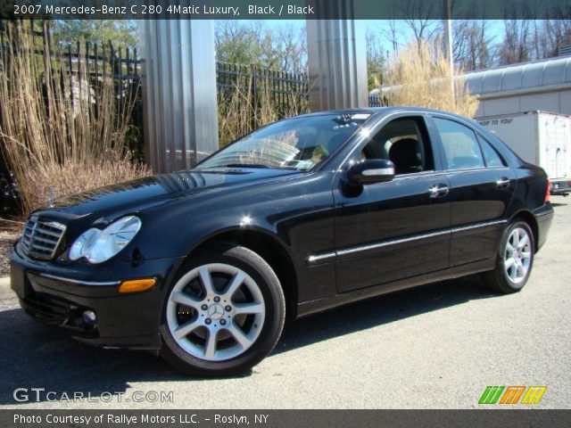 2007 Mercedes-Benz C 280 4Matic Luxury in Black