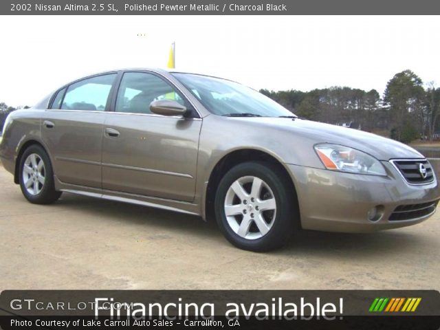 2002 Nissan Altima 2.5 SL in Polished Pewter Metallic