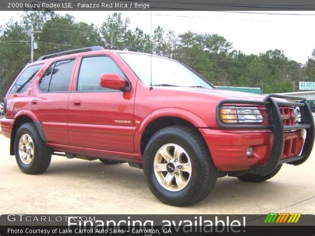 2000 Isuzu Rodeo LSE in Palazzo Red Mica