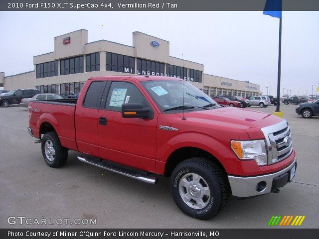 2010 Ford F150 XLT SuperCab 4x4 in Vermillion Red