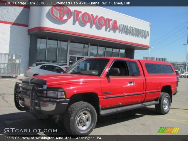 2000 Dodge Ram 2500 SLT Extended Cab 4x4 in Flame Red