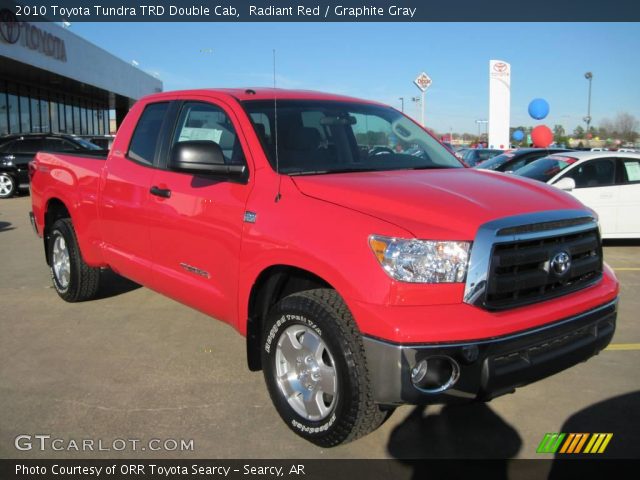 2010 Toyota Tundra TRD Double Cab in Radiant Red