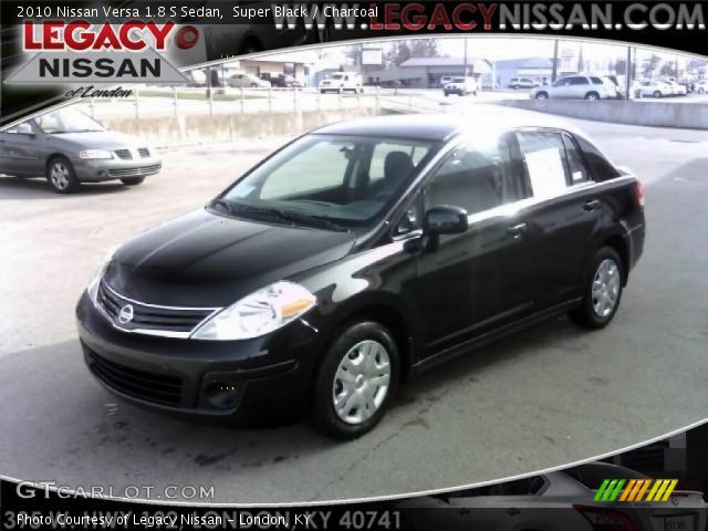 2010 Nissan Versa 1.8 S Sedan in Super Black