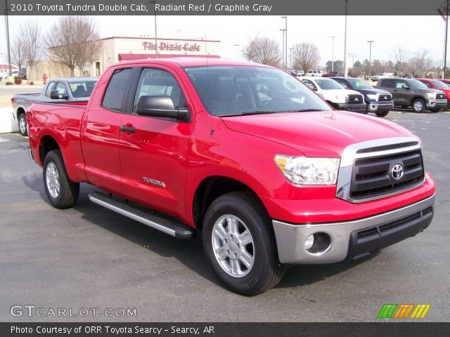 2010 Toyota Tundra Double Cab in Radiant Red