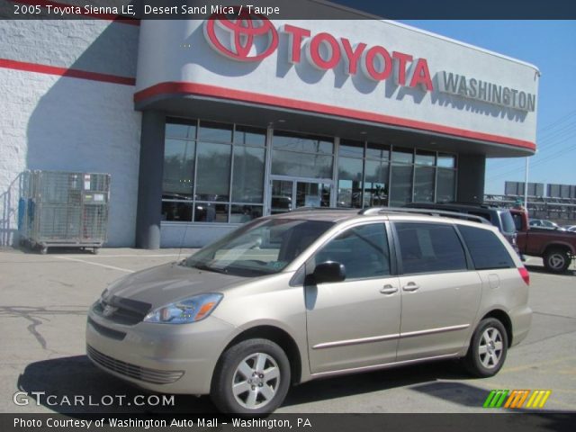 2005 Toyota Sienna LE in Desert Sand Mica
