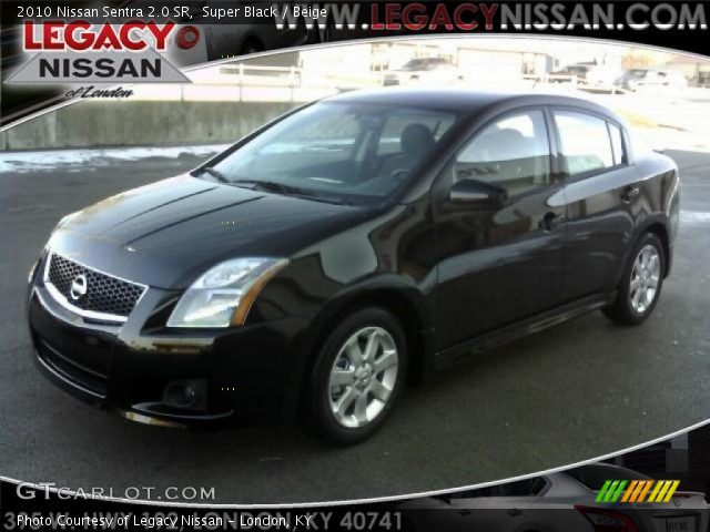 2010 Nissan Sentra 2.0 SR in Super Black