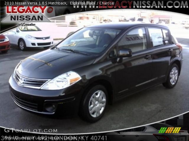 2010 Nissan Versa 1.8 S Hatchback in Espresso Black