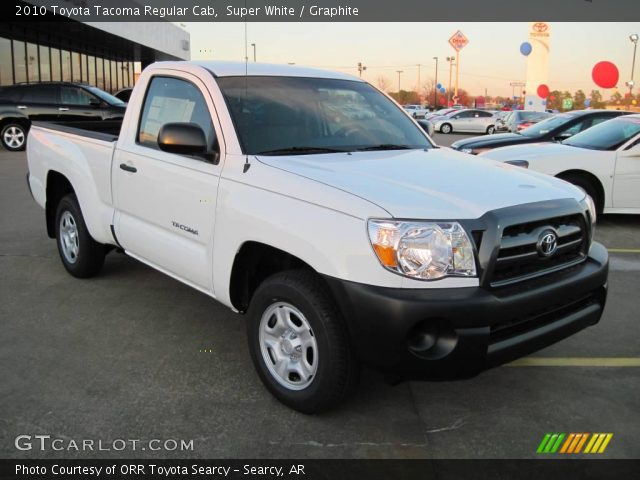 2010 Toyota Tacoma Regular Cab in Super White