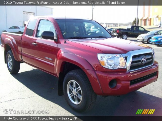 2010 Toyota Tacoma PreRunner Access Cab in Barcelona Red Metallic
