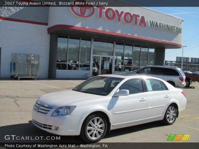 2007 Toyota Avalon Limited in Blizzard White Pearl