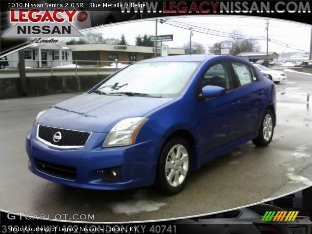 2010 Nissan Sentra 2.0 SR in Blue Metallic