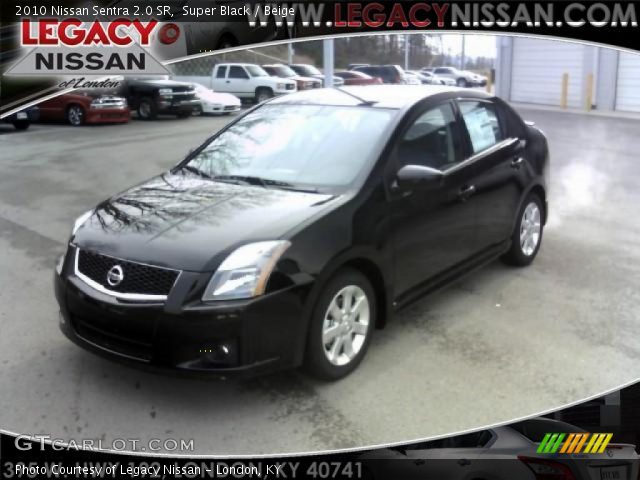 2010 Nissan Sentra 2.0 SR in Super Black