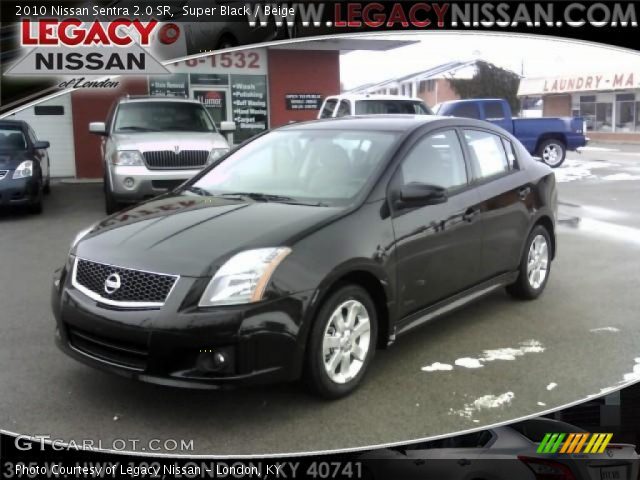 2010 Nissan Sentra 2.0 SR in Super Black