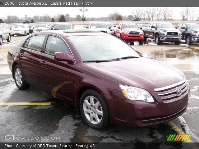 2006 Toyota Avalon XL in Cassis Red Pearl