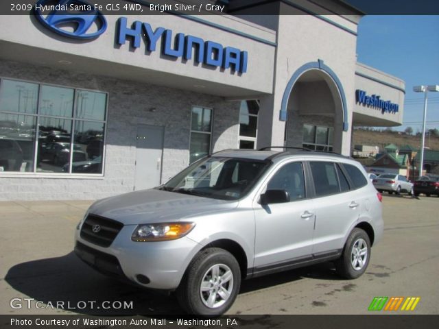 2009 Hyundai Santa Fe GLS 4WD in Bright Silver