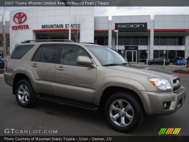 2007 Toyota 4Runner Limited 4x4 in Driftwood Pearl