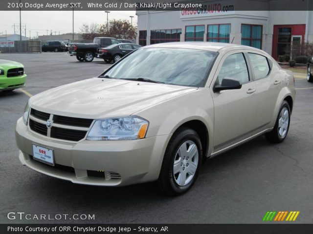 2010 Dodge Avenger SXT in White Gold