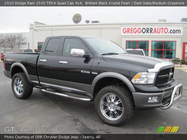 2010 Dodge Ram 1500 TRX4 Quad Cab 4x4 in Brilliant Black Crystal Pearl