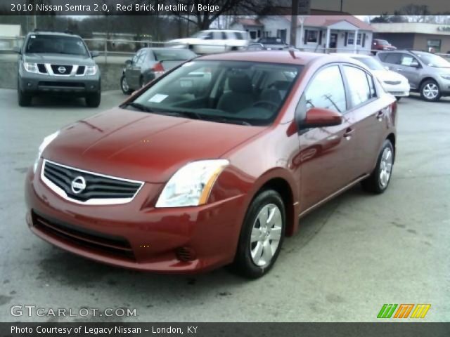 2010 Nissan Sentra 2.0 in Red Brick Metallic