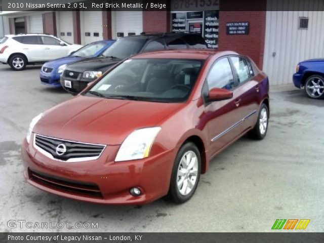 2010 Nissan Sentra 2.0 SL in Red Brick Metallic