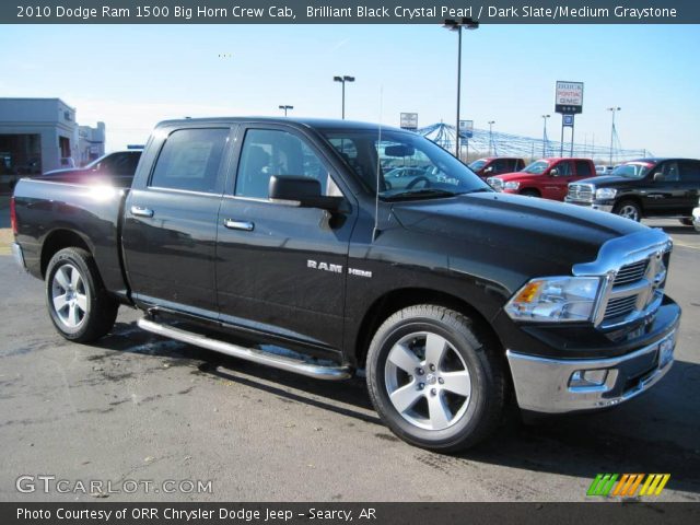 2010 Dodge Ram 1500 Big Horn Crew Cab in Brilliant Black Crystal Pearl