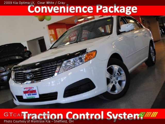 2009 Kia Optima LX in Clear White