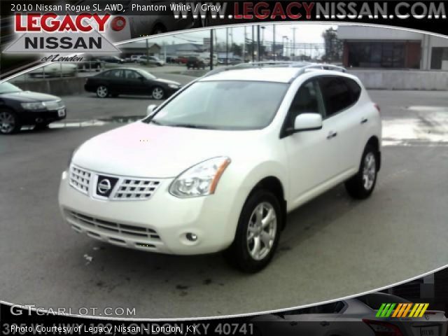 2010 Nissan Rogue SL AWD in Phantom White